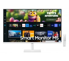 Samsung 80cm (32") M5 FHD Smart Monitor with Smart TV Experience - LS32CM501EWXXL